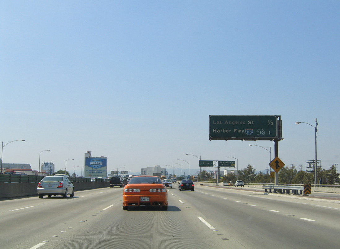 I-10 west at I-110/SR 100 - 2004
