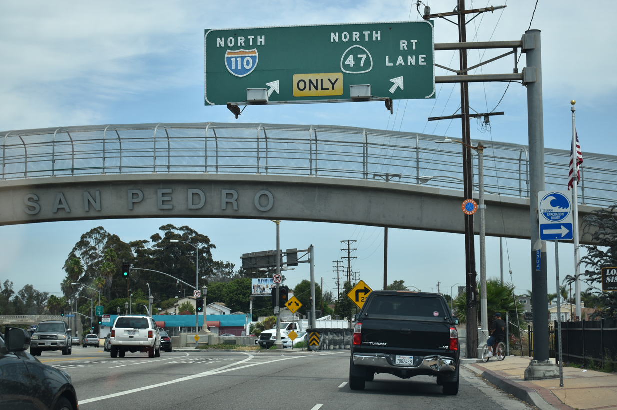 Gaffey St north at I-110 - San Pedro, CA