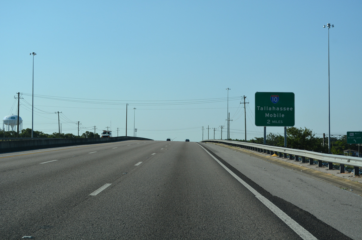 I-110 north at I-10 - Ferry Pass, FL