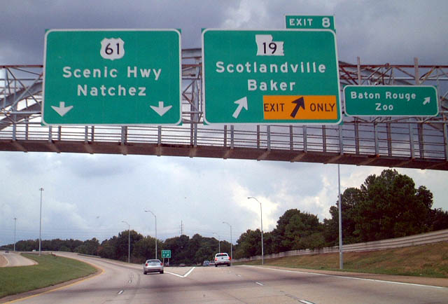 I-110 north at US 61 - 2002