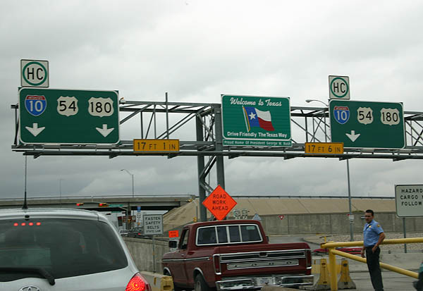 IH 110 north at US 62 - 2006