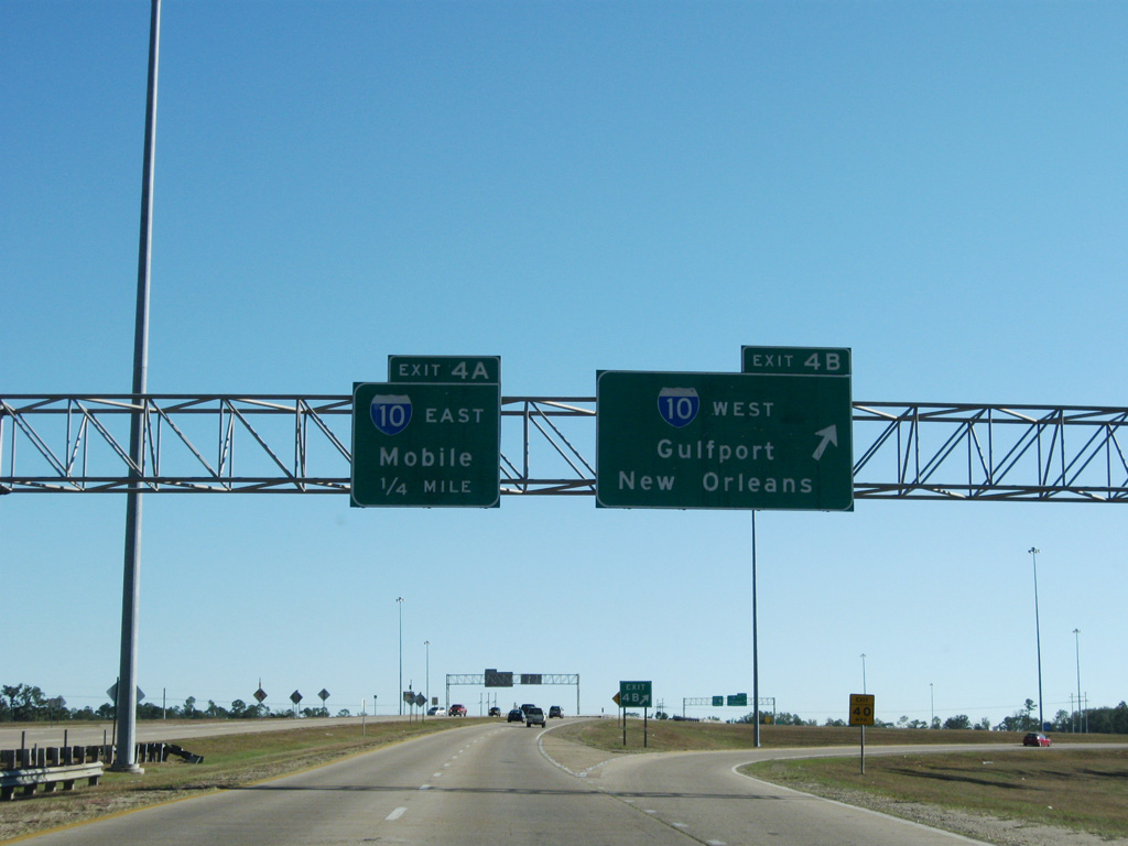 MS 15 south at I-10/110 - D'Iberville