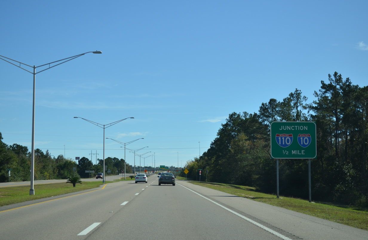 MS 67 south at I-10/110 - D'Iberville