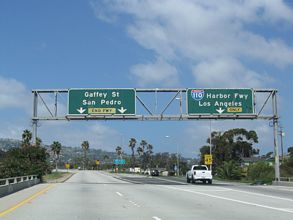 SR 47 west at I-110 - Los Angeles, CA