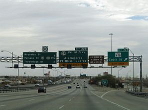 IH 10/US 180 east at IH 110/US 54 - 2006