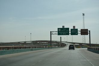 IH 10/US 180 east at IH 110/US 54 - El Paso, TX