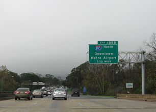 I-10 west at I-110 - 2009