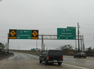 I-10 west at I-110 - 2009