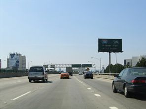 I-10 west at I-110/SR 100 - 2004