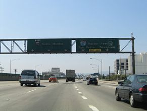 I-10 west at I-110/SR 100 - 2004