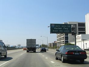 I-10 west at I-110/SR 100 - 2004
