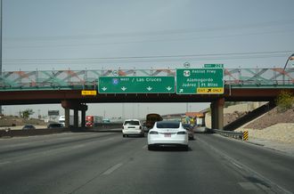IH 10 west at IH 110/US 54 - El Paso, TX