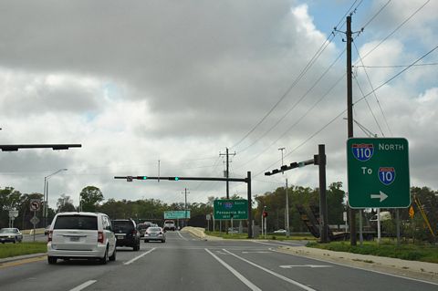 I-110 at Airport Bl (SR 750) - Pensacola, FL