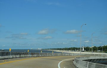 I-110 south at US 90 - Biloxi, MS
