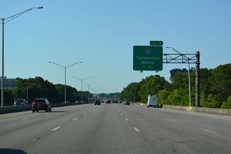 I-110 north at I-10 - Ferry Pass, FL