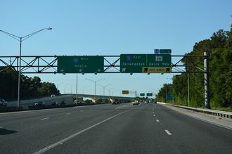 I-110 north at I-10 - Ferry Pass, FL