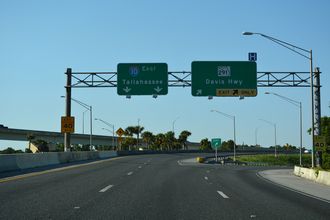 I-110 north at I-10 - Ferry Pass, FL