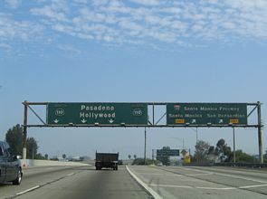 I-110 north at I-10/SR 110 - 2005