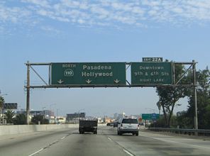 I-110 north at I-10/SR 110 - 2005