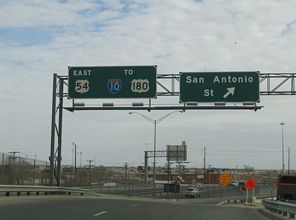 IH 110 north at San Antonio St - 2006