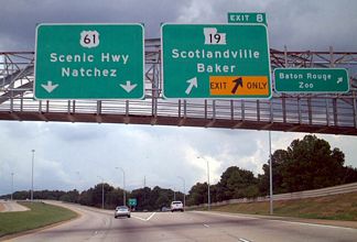 I-110 north at US 61 - 2002