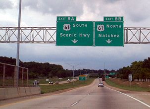 I-110 north at US 61 - 2002