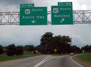 I-110 north at US 61 - 2002