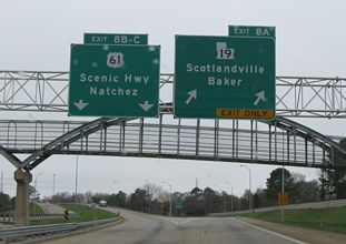 I-110 north at US 61 - 2009