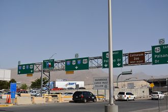 IH 110 north at US 62 - El Paso, TX