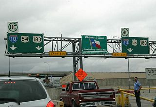 IH 110 north at US 62 - 2006
