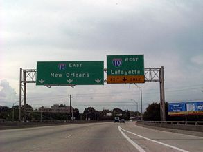 I-110 south at I-10 - 2002