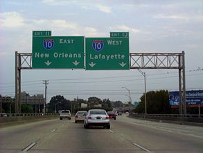 I-110 south at I-10 - 2003