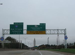 I-110 south at I-10 - 2009