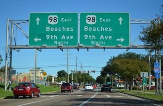 I-110 south at U.S. 98 Business - Pensacola, FL
