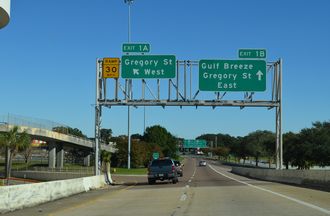 I-110 south at U.S. 98 Business - Pensacola, FL
