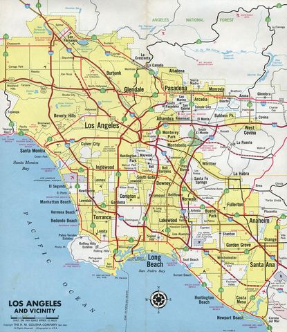 Los Angeles Vicinity - 1966