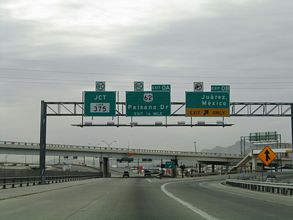 US 54 west at IH 110/US 62 - 2006