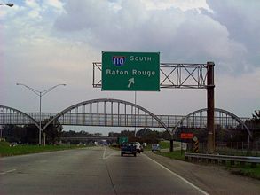 US 61 south at I-110 - 2003