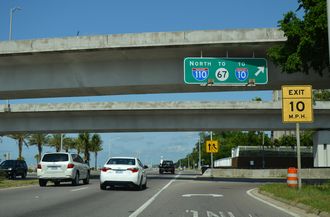 U.S. 90 West at Interstate 110 in Biloxi, Mississippi