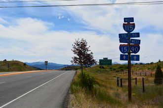 Business Loop I-15/90 west at I-115 - Butte, MT