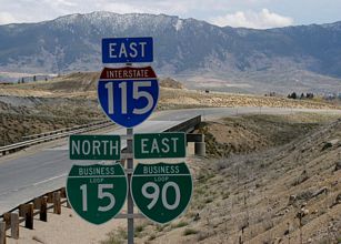 I-115 east at I-15/90 - Butte, MT