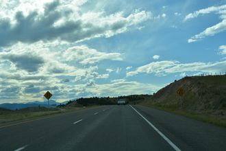 I-115 west at I-15/90 - Butte, MT