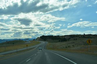 I-115 west at I-15/90 - Butte, MT