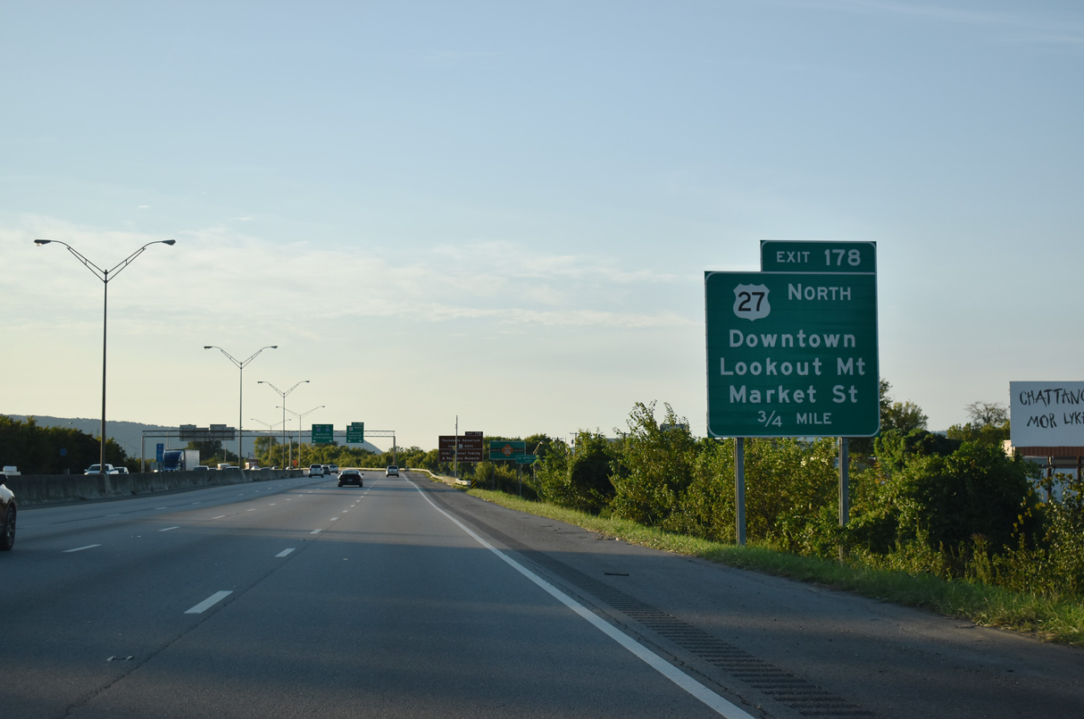 I-24 west at I-124/US 27 - Chattanooga, TN