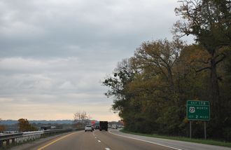 I-24 east at I-124/US 27 - Chattanooga, TN