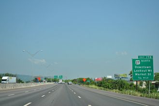 I-24 west at I-124/US 27 - 2012