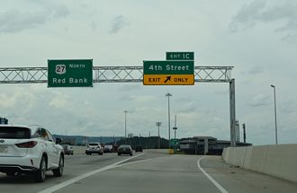 I-124/US 27 north at W 4th St - Chattanooga, TN