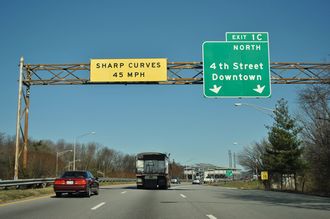 I-124/US 27 north at Olgiati Bridge - Chattanooga, TN