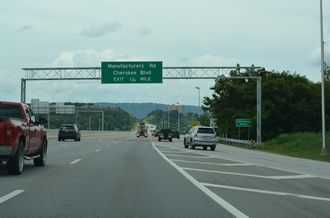 I-124/US 27 north at Olgiati Bridge - Chattanooga, TN