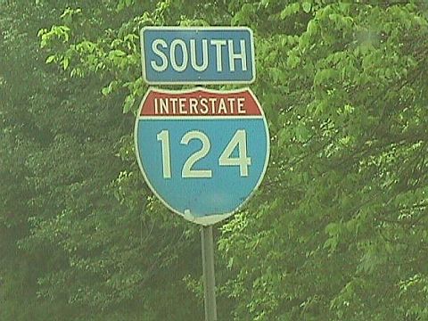 I-124 south at 4th St - 1998